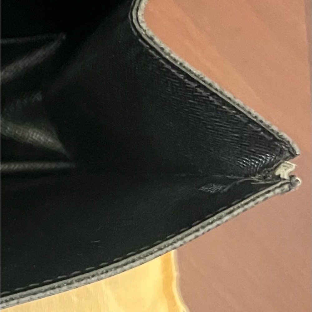 Louis Vuitton Selenga Taiga Clutch Black | Authentic | 2015 | Proof - Picture 14 of 15
